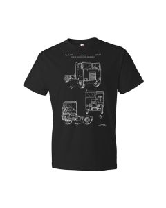 Cabover Truck Patent T-Shirt
