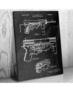 Grease Gun Patent Canvas Print