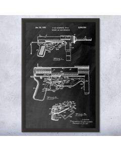Grease Gun Patent Framed Print