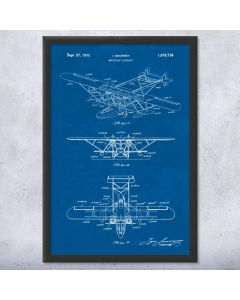 Sea Plane Patent Framed Print