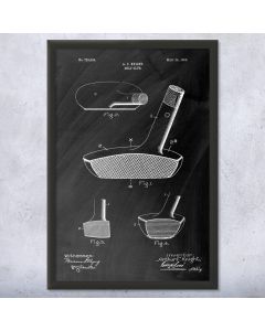 Golf Putter Patent Framed Print