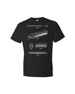 Monorail Train Patent T-Shirt