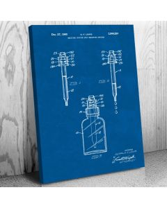 Medical Dropper Patent Canvas Print
