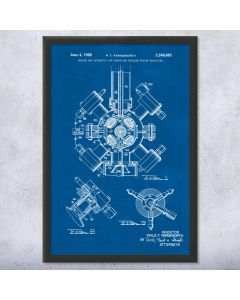 Nuclear Fusion Patent Framed Print