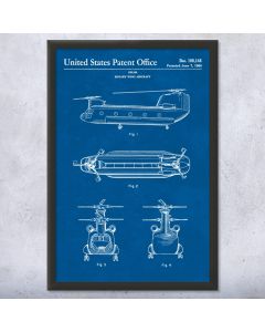Chinook Helicopter Patent Framed Print