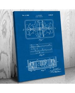 Seismometer Patent Canvas Print