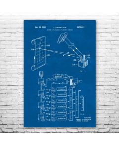 Seismograph Patent Print Poster