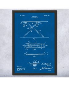 Ironing Board Patent Framed Print