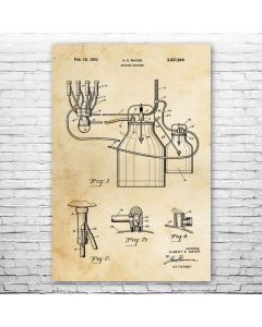 Milking Machine Patent Print Poster