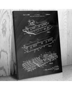 Mobile Home Underframe Patent Canvas Print