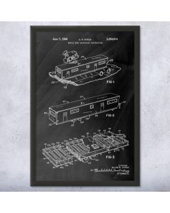 Mobile Home Underframe Patent Framed Print
