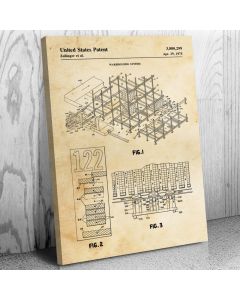 Warehouse Patent Canvas Print