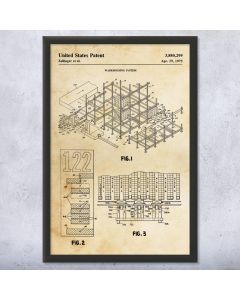 Warehouse Patent Framed Print