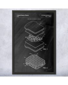 Sandwich Patent Framed Print