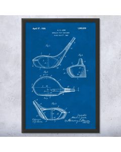 Golf Club Head Patent Framed Print