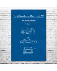 911 Sports Car Poster Patent Print