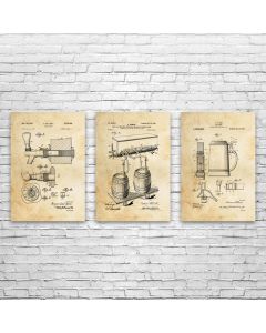 Pub Brewery Posters Set of 3