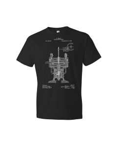 Nikola Tesla Reciprocating Engine T-Shirt