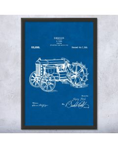 Ford Tractor Patent Framed Print