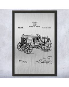Ford Tractor Framed Patent Print