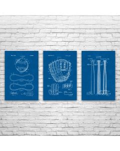 Baseball Posters Set of 3