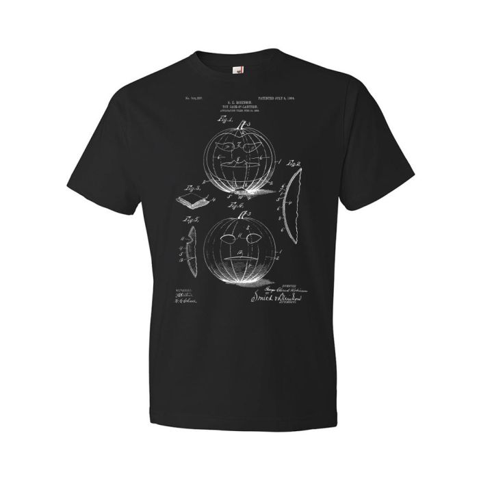 Halloween Jack-o-Lantern Patent T-Shirt