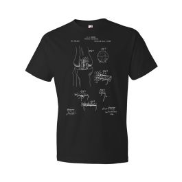 Bone Screw T-Shirt | Patent Earth
