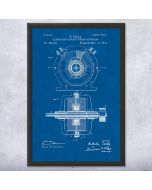 Tesla Alternating Electric Current Generator Patent Framed Print
