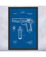 Model 1911 Pistol Patent Framed Print