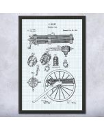 Ripley Gatling Gun Patent Framed Print