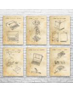 Computer Patent Posters Set of 6