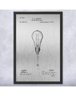 Thomas Edison Light Bulb Patent Framed Print