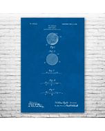 Golf Ball Patent Print Poster