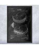 Catchers Mitt Patent Framed Print