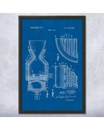 Rocket Engine Cooling System Patent Framed Print