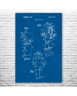 Space Suit Lining Patent Print Poster