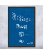 Communications Satellite Patent Framed Print