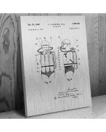 Scuba Diving System Patent Canvas Print