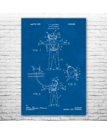 Scuba Diving Suit Patent Print Poster