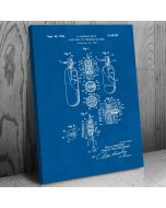 Diving Air Tank Flow Signal Patent Canvas Print