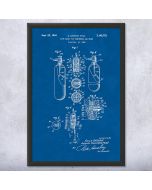 Diving Air Tank Flow Signal Patent Framed Print