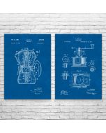 Coffee Patent Prints Set of 2