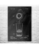 Shot Glass Patent Print Poster