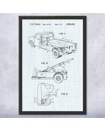 Tow Truck Patent Framed Print