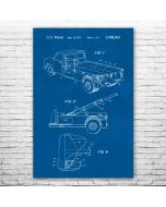 Tow Truck Patent Print Poster