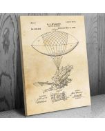 Flying Machine Patent Canvas Print