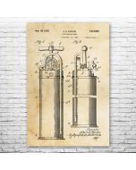Fire Extinguisher Patent Print Poster