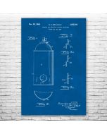 Spray Paint Can Patent Print Poster