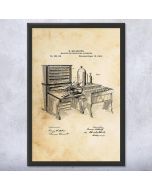 Hollerith Tabulating Machine Patent Framed Print