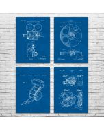 Film Production Patent Posters Set of 4
